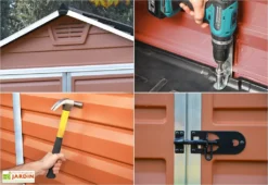 Abri De Jardin Skylight 2,1 M² Ambre | Palram - Canopia -Refuge Jardin details abri jardin skylight palram