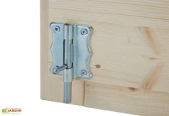 Abri à Vélos En Bois De Sapin Brut Cykel 2,1 M² -Refuge Jardin details abri velos bois sapin cykel