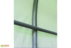 Abri De Jardin En Toile Polyéthylène Et Acier 5,76 M² -Refuge Jardin details armature abri jardin toile polyethylene acier 5m2