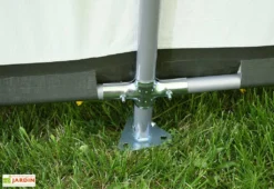 Abri Souple Pour Animaux En Polyéthylène 7,8 M² -Refuge Jardin details armature abri souple animaux polyethylene 7m2