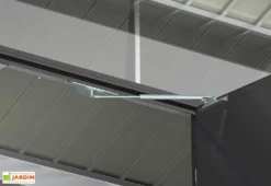 Abri De Jardin En Acier Galvanisé Duramax Modern 4,5 M² -Refuge Jardin details porte cabane jardin duramax modern