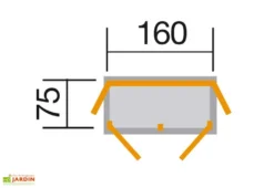 Armoire De Jardin En Bois D’épicéa 1,2 M² -Refuge Jardin dimensions armoire jardin bois epicea weka