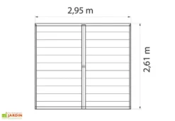 Grosfillex Abri De Jardin PVC Utility 4,9 -Refuge Jardin dimensions utility49