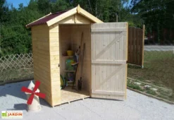 Abri De Jardin Bois Eden (1,2x1,2) 16mm+Plancher