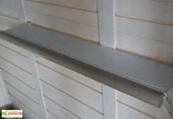 Kit 2 Etagères Pour Abri De Jardin En PVC Evo -Refuge Jardin etagere evo abri jardin pvc garofalo