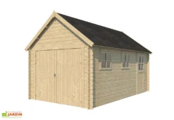 Garage En Bois D’Épicéa Avec Toit En Shingle Gloucester 17 M²