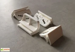 Lot De 4 Glissières Pour Abris Spacemaker -Refuge Jardin glissieres pour abri spacemaker