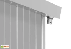 Abri De Jardin En Acier Galvanisé Duramax Modern 4,5 M² -Refuge Jardin gouttiere cabane jardin acier galvanise duramax modern gris