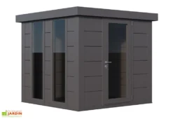 Abri De Jardin En Acier Galvanisé Porte Unique Luminato - 5,6 M²