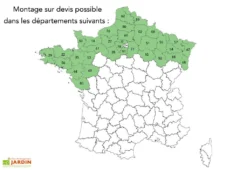 Chalet En Bois Habitable 16 M² - Bungalow Design Studio 635 X 255 Cm -Refuge Jardin montage france anex 1 2