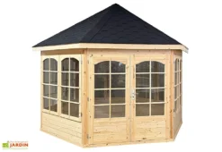Pavillon De Jardin En Bois D'épicéa Brut Anna – 12,36 M² -Refuge Jardin pavillon jardin bois inmedias res anna 1