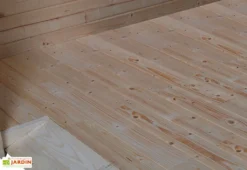 Plancher Pour Abri De Jardin En Bois D’Épicéa Traité Qube 6 M²