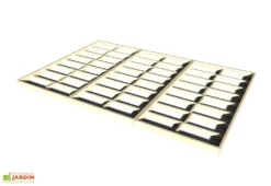 Plancher Pour Chalet En Bois Habitable Isolé Decor Home -Refuge Jardin plancher chalet jardin etape 1