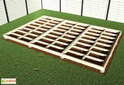 Plancher En Bois Brut Pour Studio De Jardin Como 17 M² -Refuge Jardin plancher chalet jardin etape 2 2