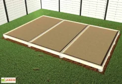 Plancher En Bois Brut Pour Studio De Jardin Como 11 M² -Refuge Jardin plancher chalet jardin etape 3 1