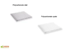 Carport Camping-Car Aluminium Et Polycarbonate 16 Mm 800x300x330cm -Refuge Jardin plaques de polycarbonate 16m1