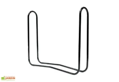 Porte-bûches En Acier Inoxydable – 122 Cm -Refuge Jardin porte buches acier