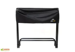 Porte-bûches En Acier Inoxydable Avec Housse En Polyester – 126 Cm -Refuge Jardin porte buches avec housse