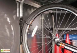 Porte Vélo Vertical Pour Abris De Jardin Yukon 9 Porte Vélo Vertical Pour Abris De Jardin Yukon -Refuge Jardin porte velo vertical 2