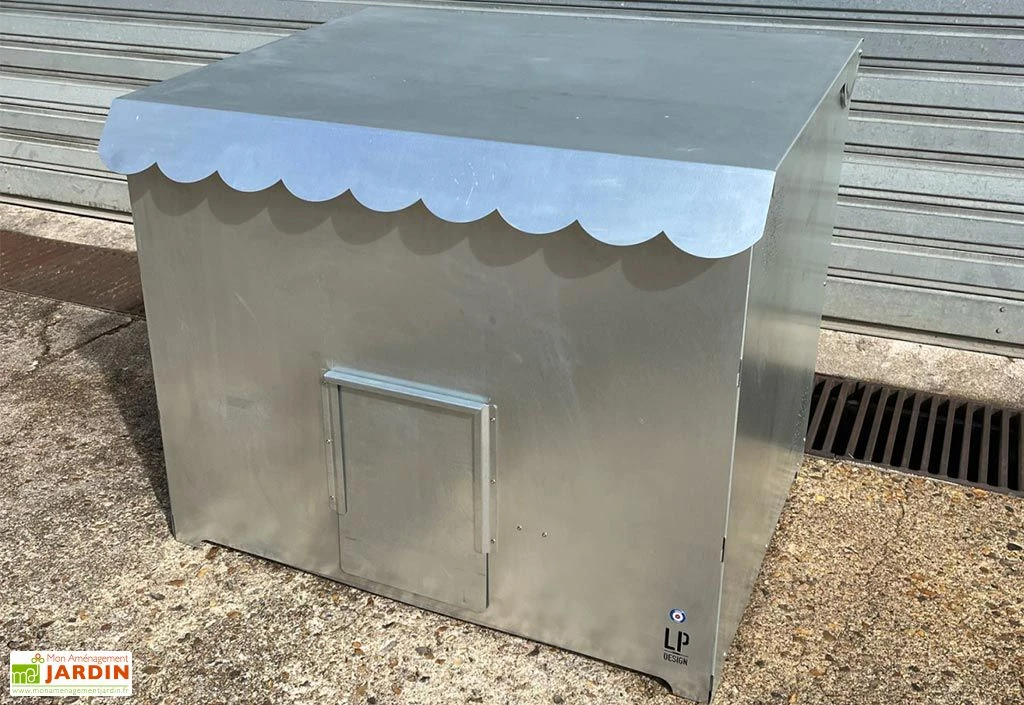 Poulailler 1 à 4 Poules En Acier Galvanisé – 86 X 78 X 76 Cm 3 Poulailler 1 à 4 Poules En Acier Galvanisé – 86 X 78 X 76 Cm – Image 3