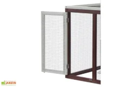 Poulailler En Bois Bicolore Standard 2-3 Poules (120 X 65 X 90 Cm) 9 Poulailler En Bois Bicolore Standard 2-3 Poules (120 X 65 X 90 Cm) -Refuge Jardin poulailler bois rouge blanc trois poules 7