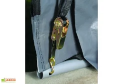 Abri De Jardin En Toile Polyéthylène Et Acier 5,76 M² -Refuge Jardin sangle abri jardin toile polyethylene acier 5m2