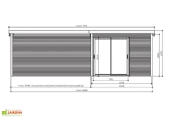 Refuge Jardin -Refuge Jardin schema abri jardin bois auvent solid sagres