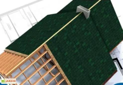 Refuge Jardin -Refuge Jardin shingle bourne vert