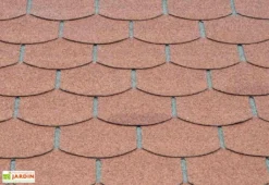 Shingle Rouge Pour Abris Jardin Solid (Paquet 3m²)