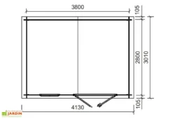 Abri De Jardin En Bois D’épicéa Brut 11,8 M² - Benny -Refuge Jardin sol plan benny abri jardin bois