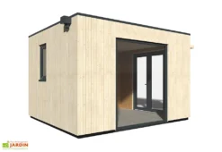 Studio De Jardin Modulable En Bois De Sapin Brut Como 13 M² -Refuge Jardin studio jardin modulable bois sapin brut como 13 m 2