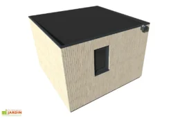 Studio De Jardin Modulable En Bois De Sapin Brut Como 13 M² -Refuge Jardin studio jardin modulable bois sapin brut como 13 m 3