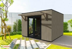 Studio De Jardin Modulable En Bois De Sapin Brut Como 13 M²